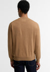 Barbour Men’s Pima Cotton Crew Neck Sweater, Sand Beige