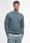 Barbour Men’s Pima Cotton Crew Neck Sweater, Vintage Teal