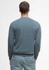 Barbour Men’s Pima Cotton Crew Neck Sweater, Vintage Teal