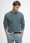Barbour Men’s Pima Cotton Crew Neck Sweater, Vintage Teal