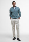 Barbour Men’s Half Zip Sweater, Vintage Teal