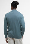 Barbour Men’s Half Zip Sweater, Vintage Teal