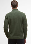 Barbour Men’s Tisbury Half Zip Jumper, Forest Green