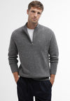 Barbour Men's Tisbury Half Zip Jumper, Grey
