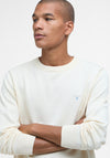 Barbour Men’s Lingwood Crew Neck Sweater, Antique White