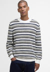 Barbour Men’s Topcliffe Fairisle Jumper, Navy Multi
