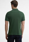 Barbour Mens Tartan Contrast Pique Polo Shirt, Sycamore Green