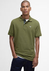 Barbour Men’s Tartan Pique Polo Shirt, Winter Green