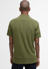 Barbour Men’s Tartan Pique Polo Shirt, Winter Green