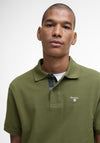 Barbour Men’s Tartan Pique Polo Shirt, Winter Green