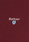 Barbour Mens Tartan Contrast Pique Polo Shirt, Ruby