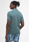 Barbour Men’s Tartan Pique Polo Shirt, Green