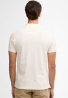 Barbour Men’s Tartan Pique Polo Shirt, Cream