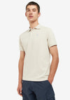 Barbour Men’s Original Sports Polo Shirt, Mist Beige