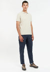 Barbour Men’s Original Sports Polo Shirt, Mist Beige