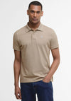 Barbour Men’s Original Sports Polo Shirt, Washed Stone Beige