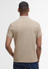 Barbour Men’s Original Sports Polo Shirt, Washed Stone Beige