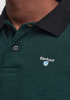 Barbour Men's Sports Mix Polo Shirt, Dark Green