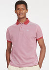 Barbour Men’s Sports Mix Polo Shirt, Raspberry