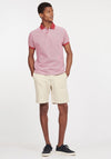Barbour Men’s Sports Mix Polo Shirt, Raspberry