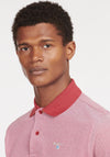 Barbour Men’s Sports Mix Polo Shirt, Raspberry