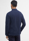 Barbour Mens Essential Sports Long Sleeve Polo Shirt, Navy