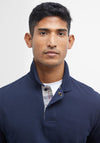 Barbour Mens Essential Sports Long Sleeve Polo Shirt, Navy