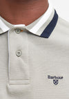 Barbour Men’s Hawkeswater Tipped Polo Shirt, Forest Fog