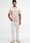 Barbour Men’s Hylton Interlock Polo Shirt, Light Beige