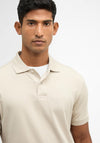 Barbour Men’s Hylton Interlock Polo Shirt, Light Beige