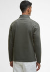 Barbour Men’s Margrove Long Sleeve Polo Shirt, Olive Green