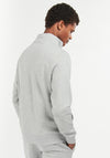 Barbour Men’s Rothley Half Zip Sweatshirt, Grey Marl