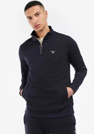 Barbour Men’s Rothley Half Zip Sweatshirt, Navy