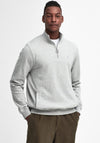 Barbour Men’s Beckhill Half Zip Sweatshirt, Grey Marl