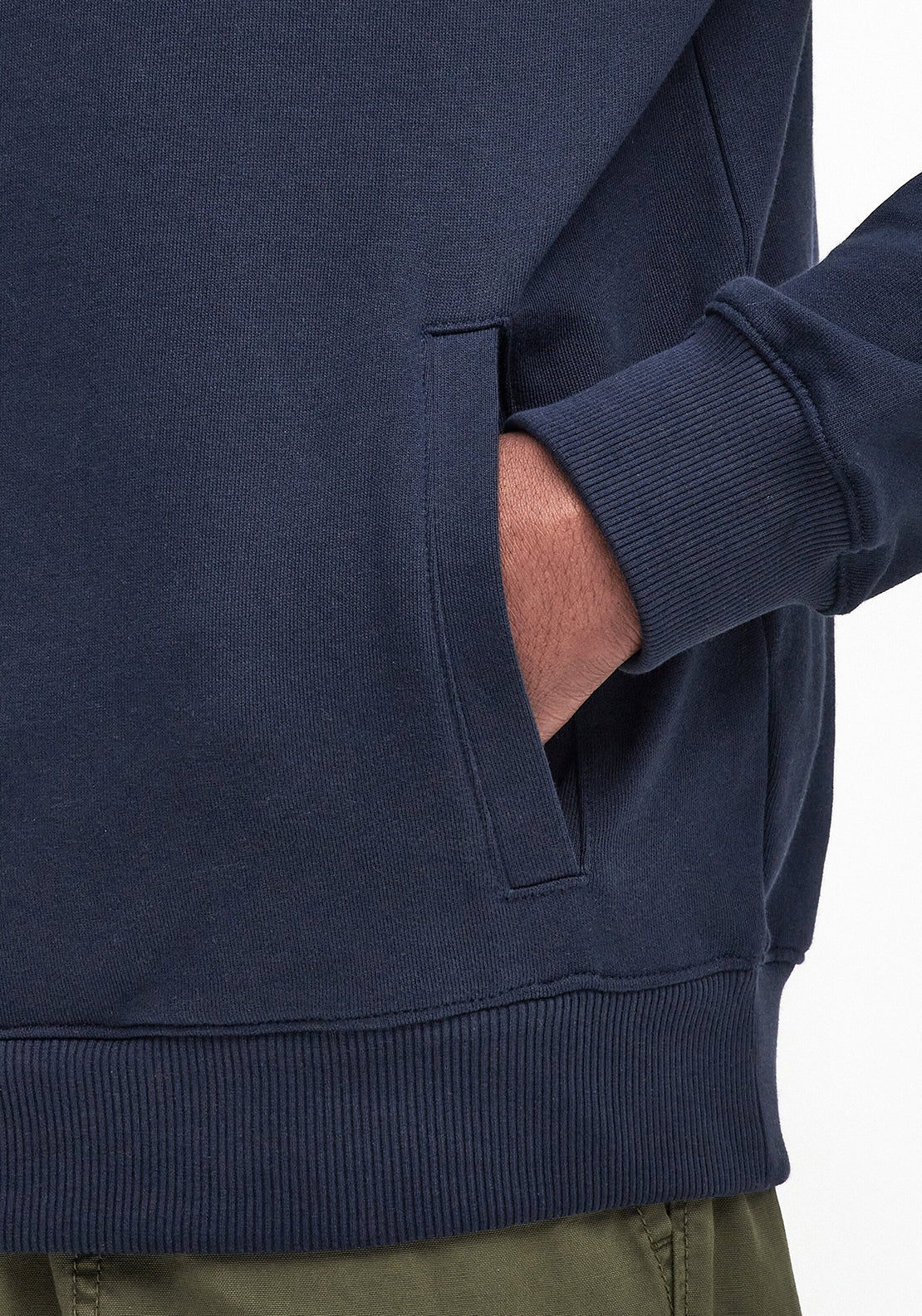 Barbour Men’s Beckhill Half Zip Sweatshirt, Navy