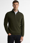 Barbour Men’s Guy Half Zip Sweatshirt, Sage Green