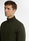 Barbour Men’s Guy Half Zip Sweatshirt, Sage Green
