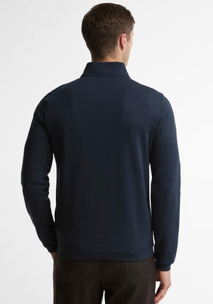 Barbour Men’s Guy Half Zip Sweatshirt, Navy