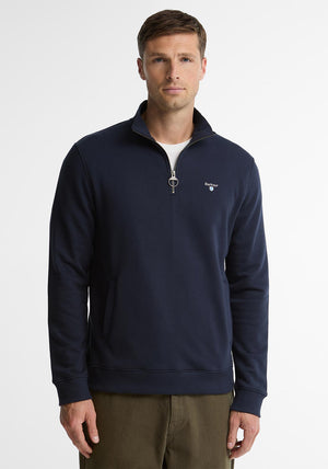 Barbour Men’s Desmond Half Zip Sweatshirt, Navy