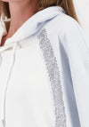 Monari Colour Block Hoodie, Light Blue Multi