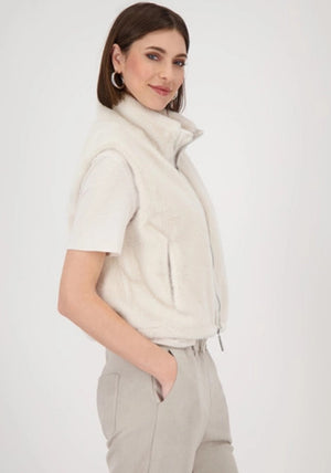 MONARI FAKE FUR WAISTCOAT