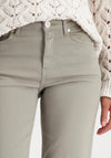 Monari Straight Leg Jeans, Green