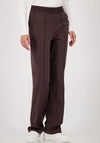 Monari Lettering Band Straight Leg Joggers, Brown