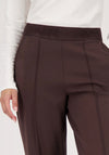 Monari Lettering Band Straight Leg Joggers, Brown