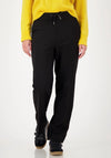 Monari Drawstring Straight Leg Joggers, Black