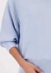 Monari Round Neck Glitter Detail Pullover, Blue