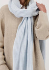 Monari Knitted Scarf, Blue