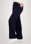 Monari Trousers with Glitter Stripe Wasitband, Navy