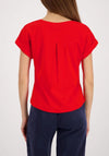 Monari Basic Round Neck T-Shirt, Red