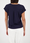 Monari Basic Round Neck T-Shirt, Navy